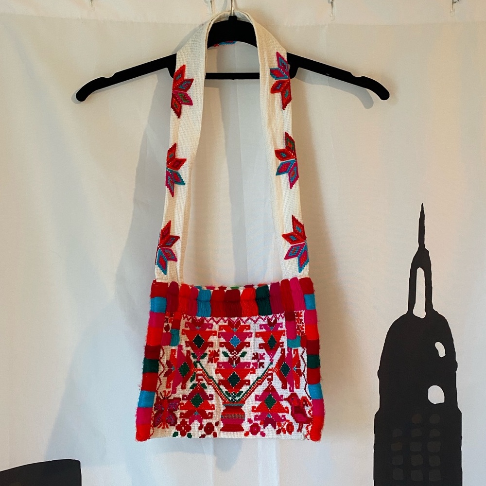 Mexican Colorful Handmade Embroidered Purse